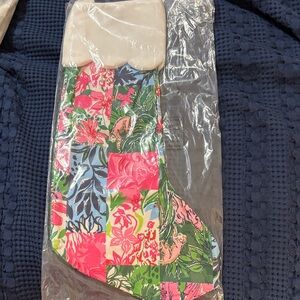 Lilly Pulitzer Patchwork Stocking